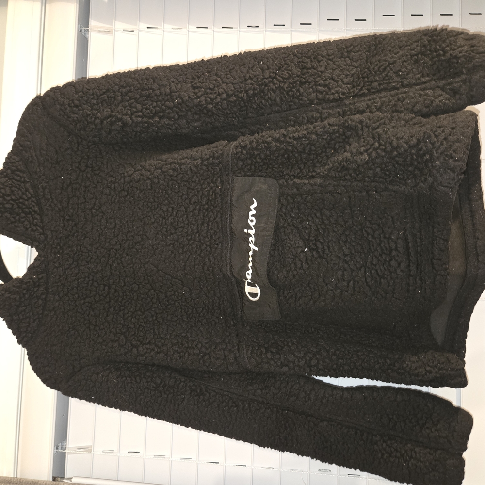 Champion Black Sherpa Sweater